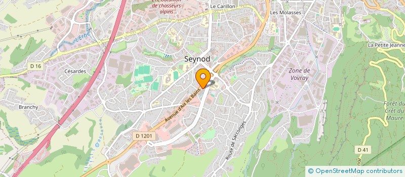 localisation de l'entreprise CDP 74  ANNECY