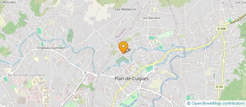 localisation de l'entreprise CDP  PLAN-DE-CUQUES