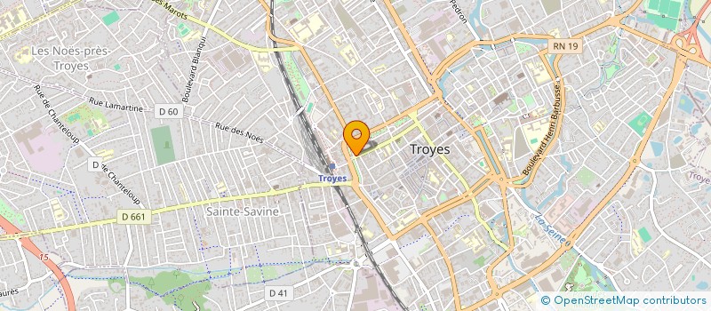 localisation de l'entreprise CDP à TROYES