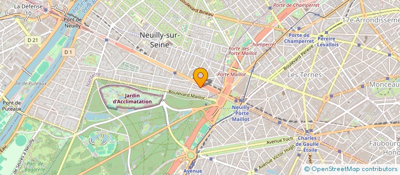 localisation de l'entreprise CDP à NEUILLY-SUR-SEINE