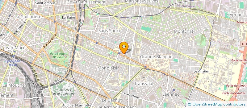 localisation de l'entreprise CDP à LYON