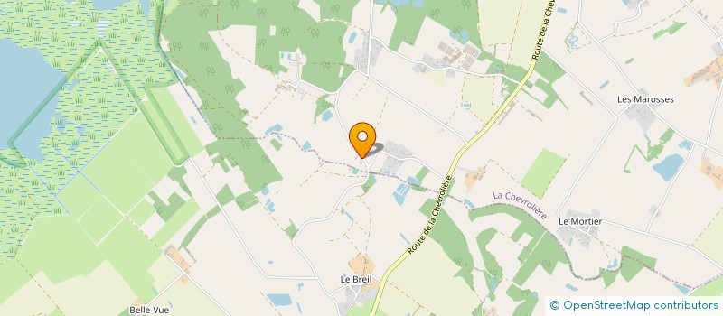 localisation de l'entreprise CDP  CHEVROLIERE (LA)