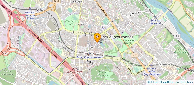 localisation de l'entreprise CDP AVOCATS à EVRY-COURCOURONNES