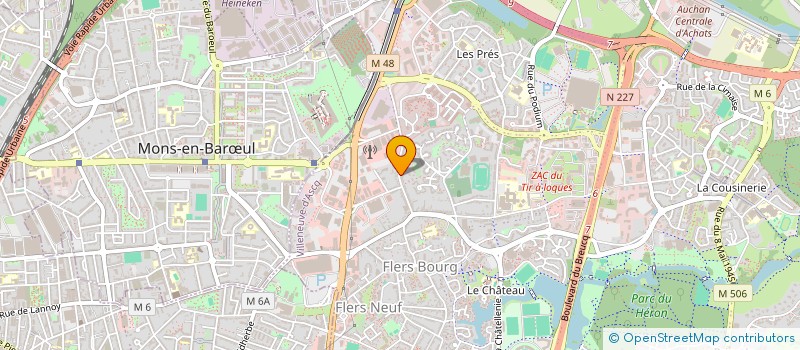 localisation de l'entreprise CDP CAEN à VILLENEUVE-D'ASCQ