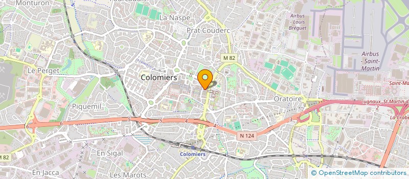 localisation de l'entreprise CDP COURTAGE à COLOMIERS