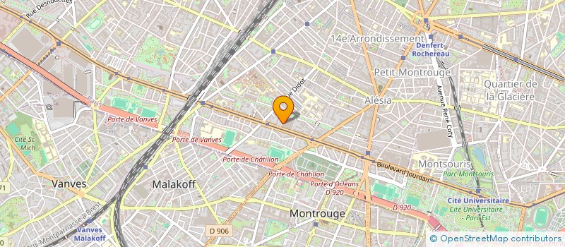 localisation de l'entreprise CDP - ENFANCE COMPRENDRE, DEFENDRE, PROTEGER L'ENFANCE à PARIS