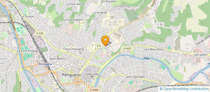 localisation de l'entreprise CDP HOLDING IMMOBILIER  PERIGUEUX