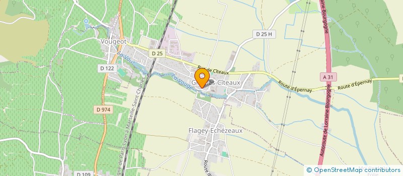 localisation de l'entreprise CDP IMMO  GILLY-LES-CITEAUX