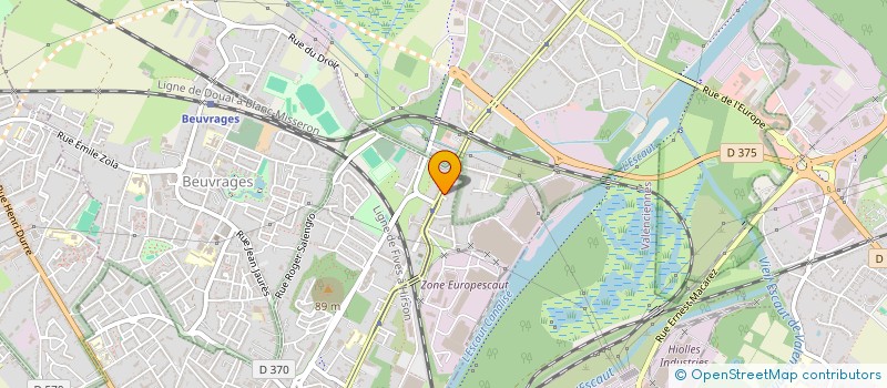 localisation de l'entreprise CDP IMMO  ANZIN