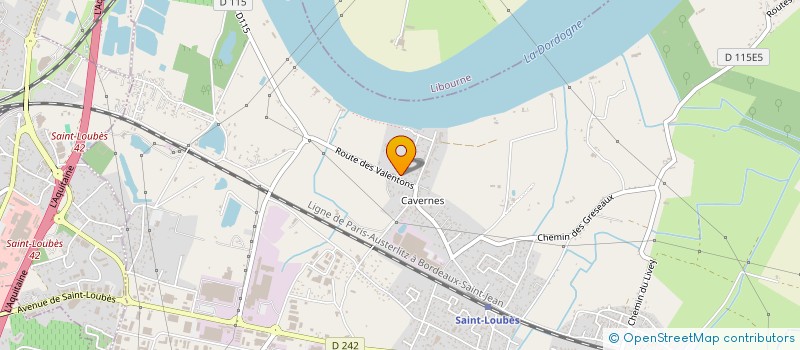 localisation de l'entreprise CDP IMMOBILIER  SAINT-LOUBES