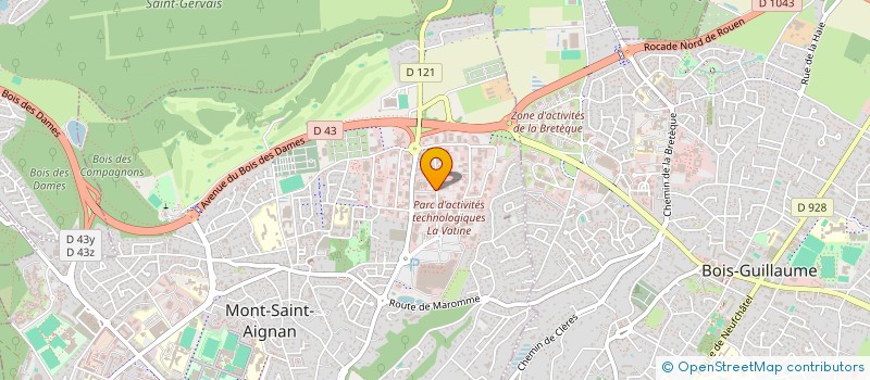 localisation de l'entreprise CDP IMMOBILIER à BOIS-GUILLAUME
