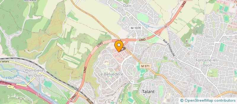 localisation de l'entreprise CDPA  TALANT