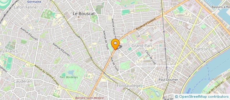 localisation de l'entreprise CDPH CONSERVATOIRE DU PATRIMOINE HISTORIQUE à BORDEAUX