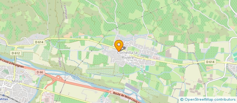 localisation de l'entreprise CDPJ 66 à CORNEILLA-LA-RIVIERE
