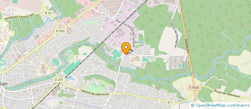 localisation de l'entreprise CDPO  MONT-DE-MARSAN