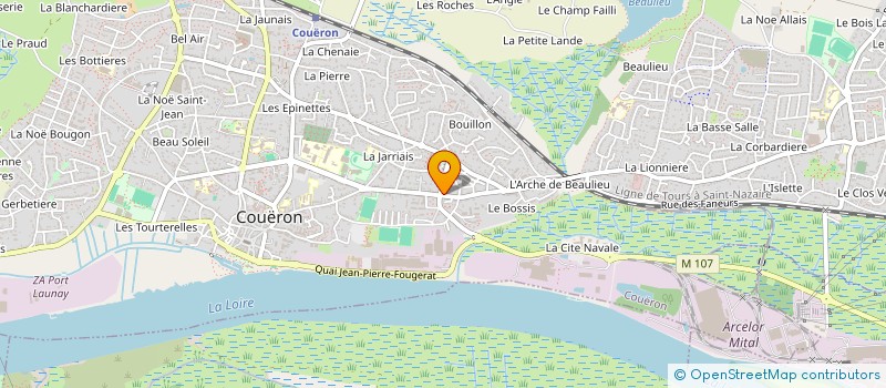 localisation de l'entreprise CDPS COUERON à COUERON