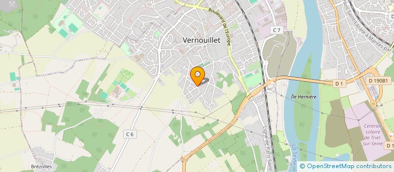 localisation de l'entreprise CDPUEBLA  VERNOUILLET