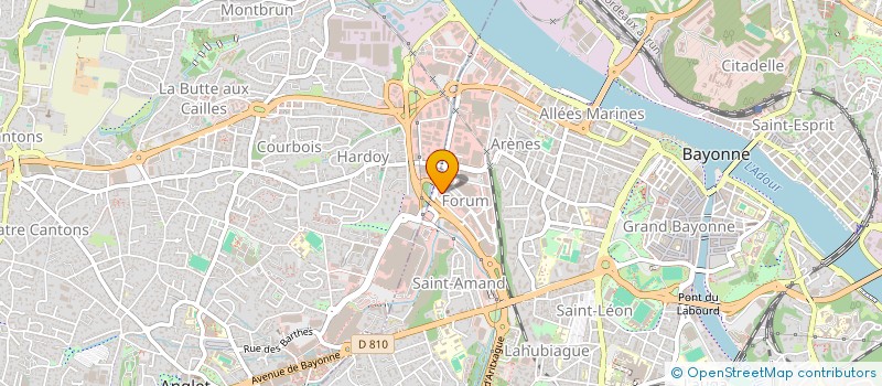 localisation de l'entreprise CDQ EXPERTISE COMPTABLE  BAYONNE