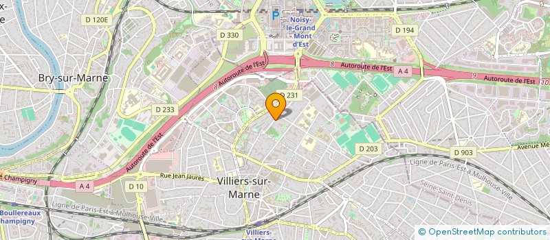 localisation de l'entreprise CDR 2007 à VILLIERS-SUR-MARNE