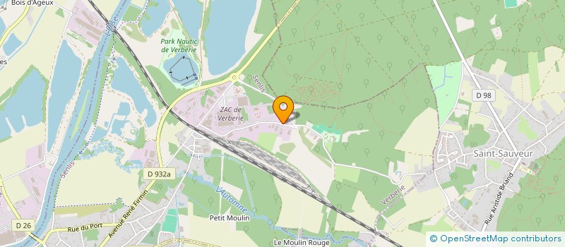 localisation de l'entreprise CDR  VERBERIE