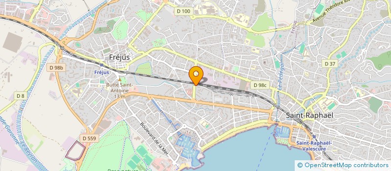 localisation de l'entreprise CDR.83 à FREJUS