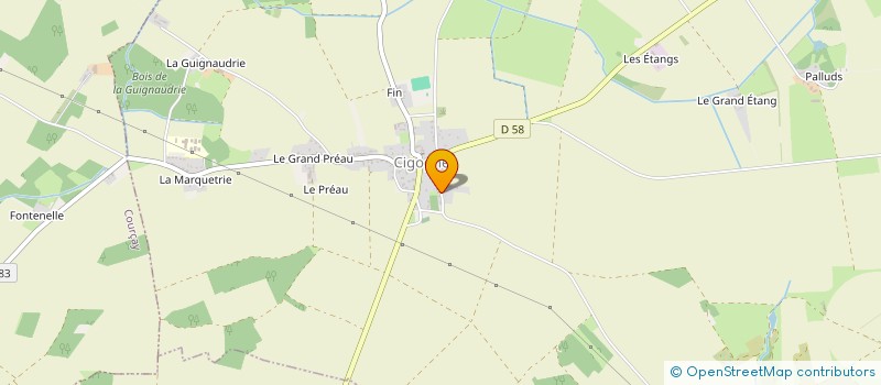 localisation de l'entreprise CDR  CIGOGNE