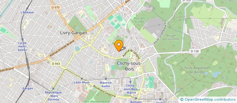localisation de l'entreprise CDR + à CLICHY-SOUS-BOIS