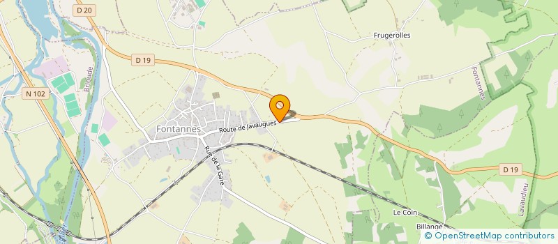 localisation de l'entreprise CDR  FONTANNES