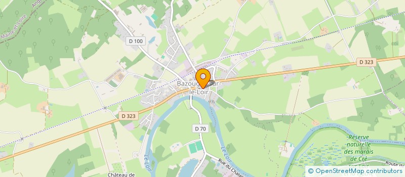 localisation de l'entreprise CDR ENTREPRISE à BAZOUGES CRE SUR LOIR