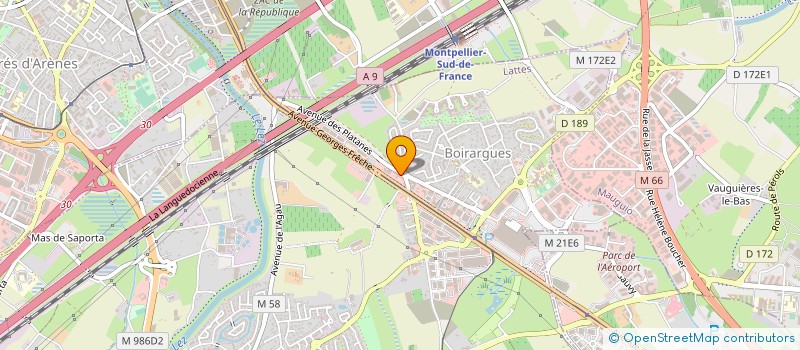 localisation de l'entreprise CDR LATTES à LATTES