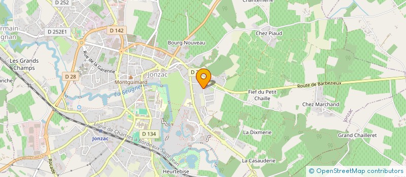 localisation de l'entreprise CDR LES ANTILLES  JONZAC