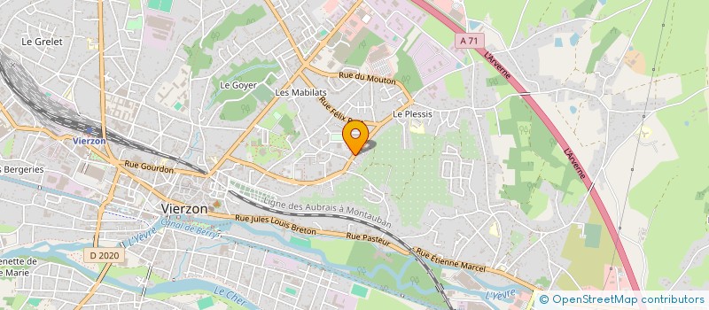 localisation de l'entreprise CDR MARKET  VIERZON