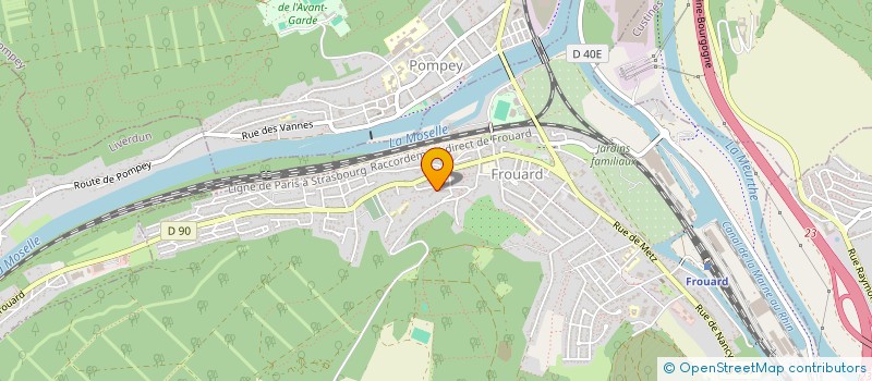 localisation de l'entreprise CDR PRODUCTIONS  FROUARD