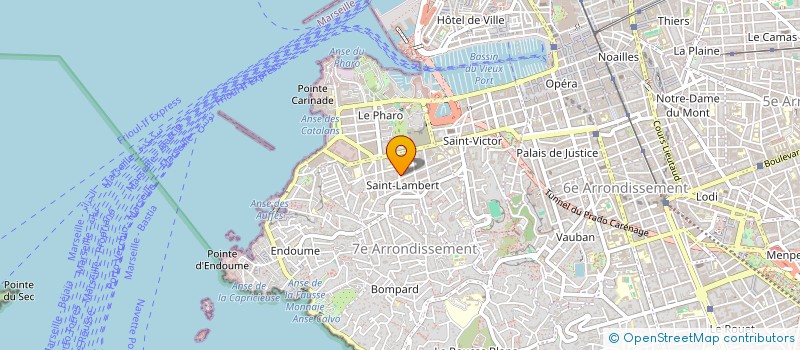 localisation de l'entreprise CDR RESEAU à MARSEILLE