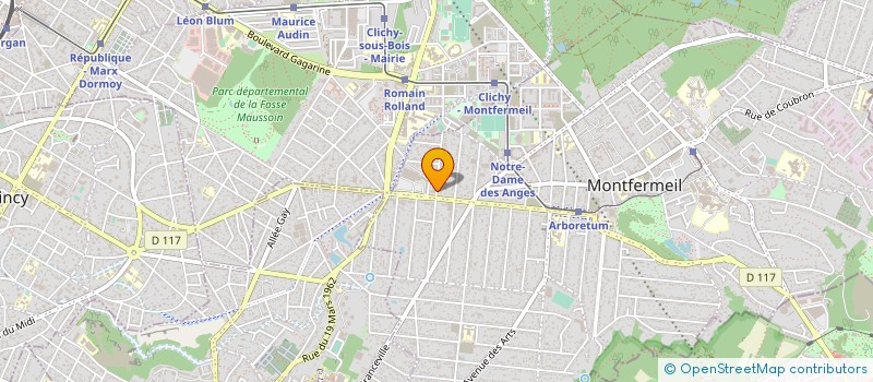 localisation de l'entreprise CDR-UCAR à MONTFERMEIL