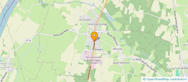 localisation de l'entreprise CDR2L  OZAN