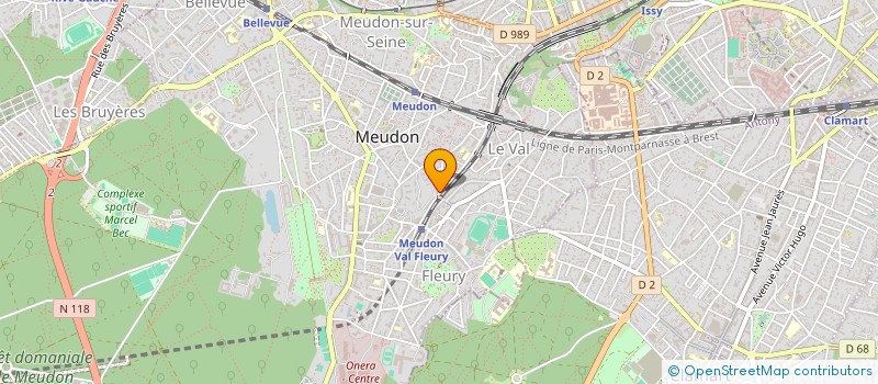 localisation de l'entreprise CDRAMIS à MEUDON