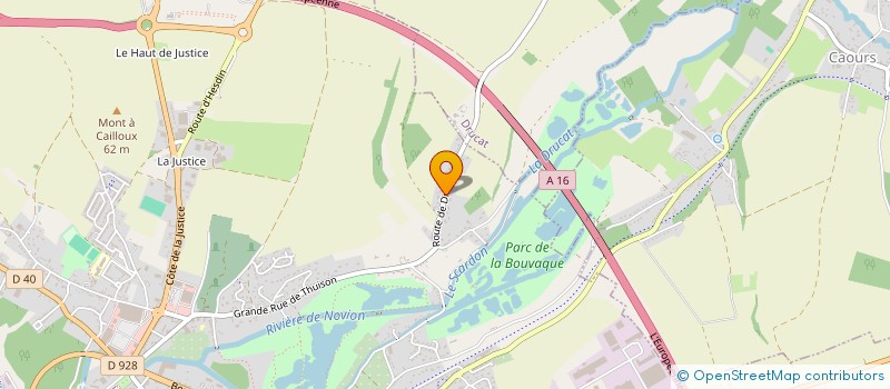 localisation de l'entreprise CDRC à ABBEVILLE