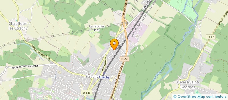 localisation de l'entreprise CDREAMS à ETRECHY