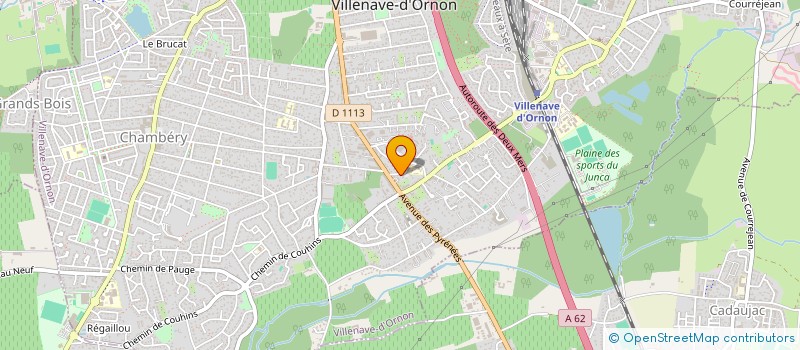 localisation de l'entreprise CDRH INVEST  VILLENAVE-D'ORNON