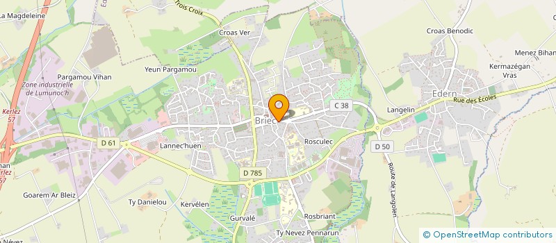 localisation de l'entreprise CDRS à BRIEC
