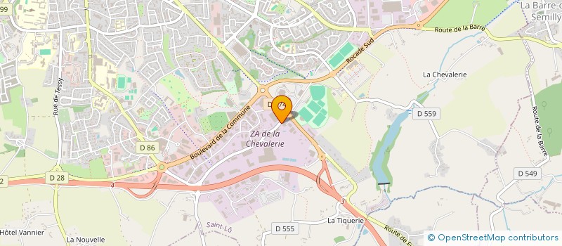 localisation de l'entreprise CDS  SAINT-LO