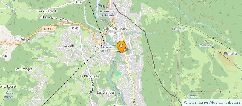 localisation de l'entreprise CDS à SAINT-GERVAIS-LES-BAINS