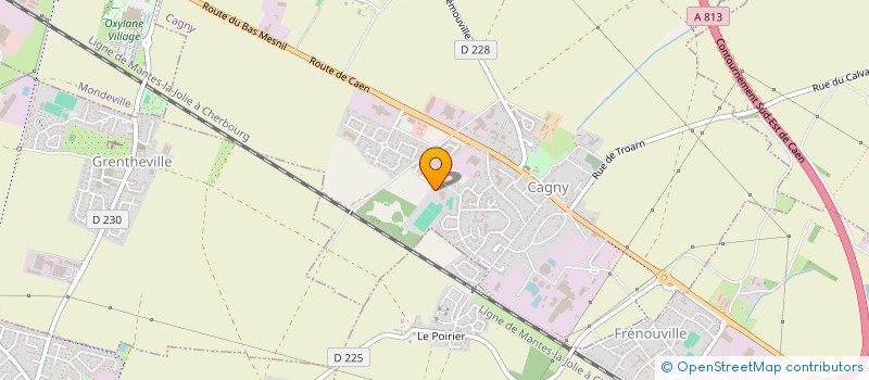 localisation de l'entreprise CDS  CAGNY