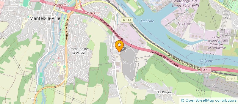 localisation de l'entreprise CDS  GUERVILLE