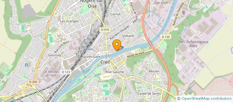 localisation de l'entreprise CDS  CREIL