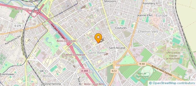 localisation de l'entreprise CDS AGENCEMENT à REIMS