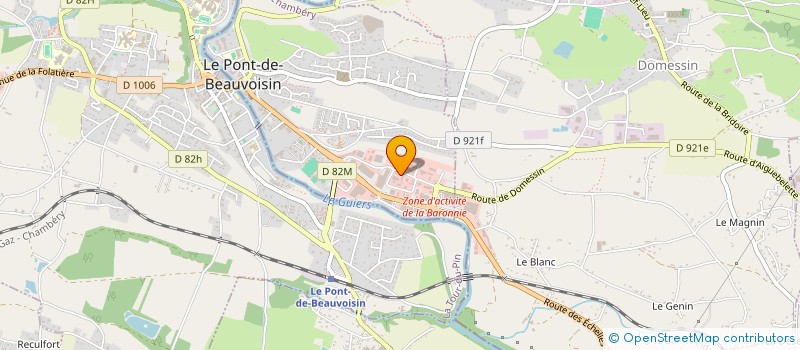 localisation de l'entreprise CDS-AMEX  LE PONT-DE-BEAUVOISIN