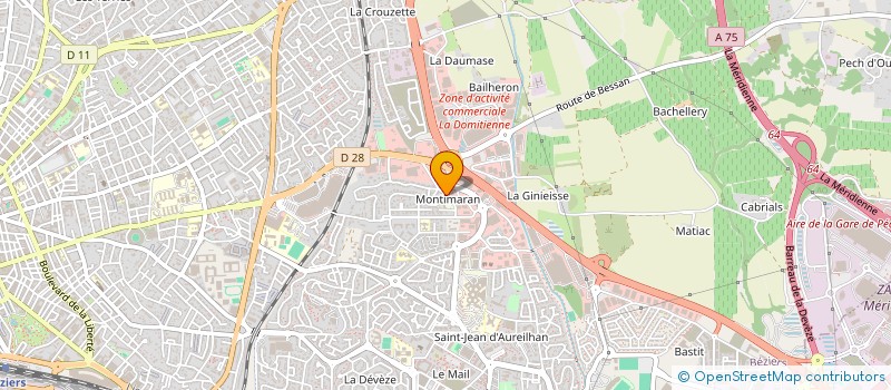 localisation de l'entreprise CDS BEZIERS à BEZIERS