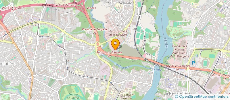 localisation de l'entreprise CDS CONCEPT  LA CHAPELLE-SUR-ERDRE